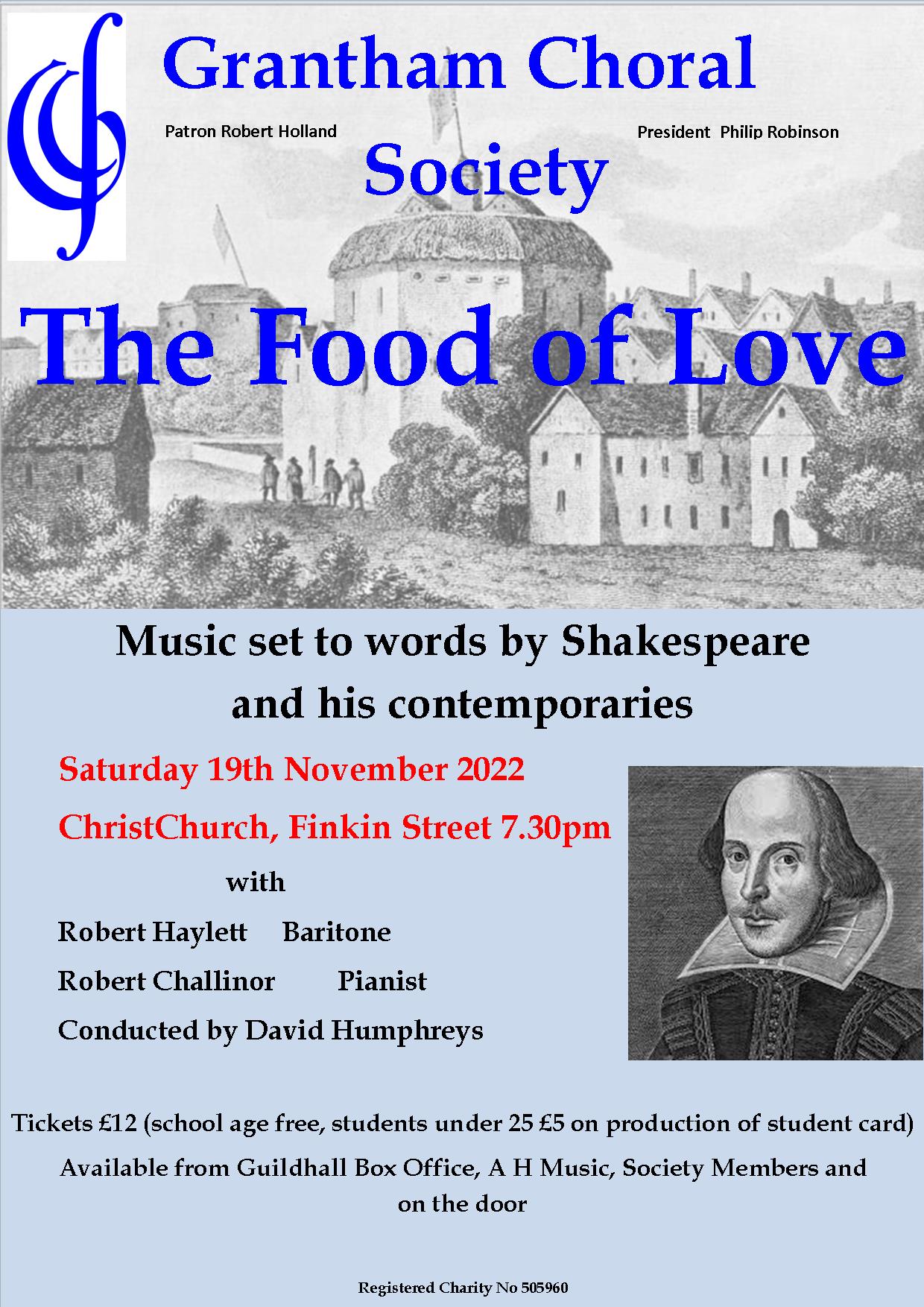 Grantham Choral Society The Food of Love
