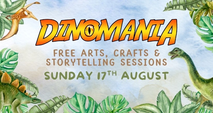 Dinomania – Free Arts, Crafts & Storytelling Sessions