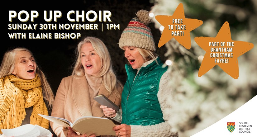Pop Up Choir – Grantham Christmas Fayre 2025