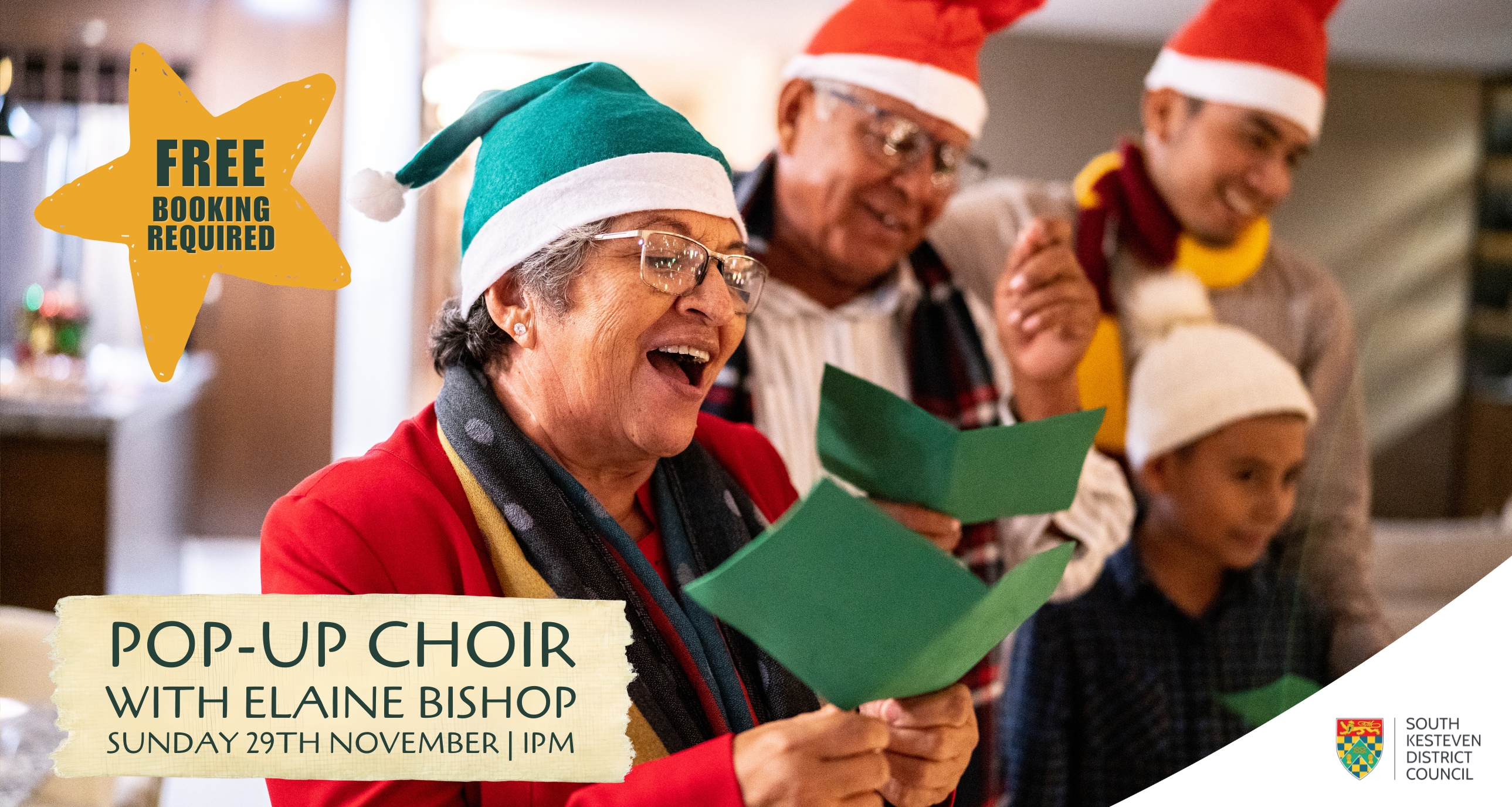 Pop-Up Choir - Grantham Christmas Fayre 2026